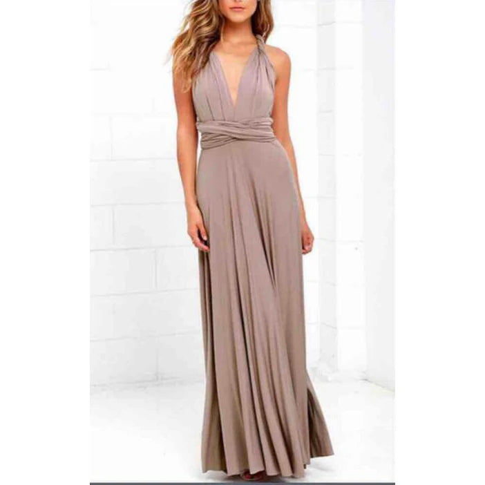 Sexy Women Multiway Wrap Convertible Boho Maxi Club Dress Bandage Long Dress Party Bridesmaids Infinity Longue Femme