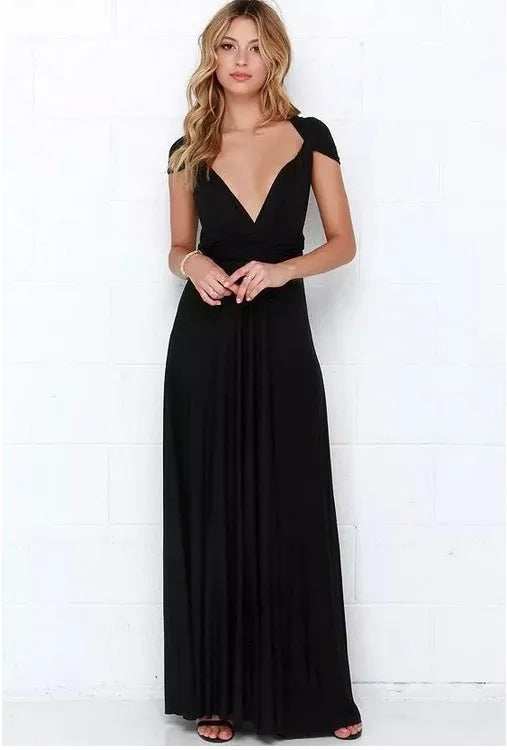 Sexy Women Multiway Wrap Convertible Boho Maxi Club Dress Bandage Long Dress Party Bridesmaids Infinity Longue Femme