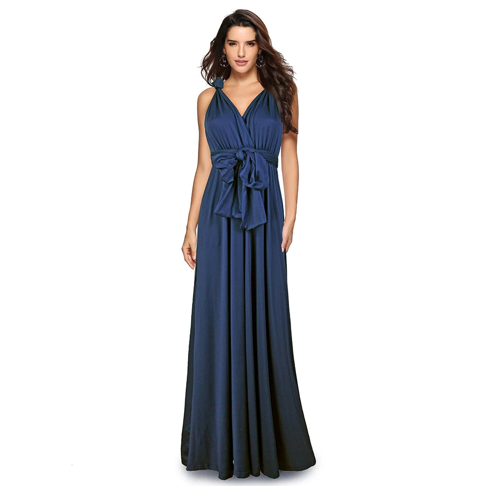 Sexy Women Multiway Wrap Convertible Boho Maxi Club Dress Bandage Long Dress Party Bridesmaids Infinity Longue Femme