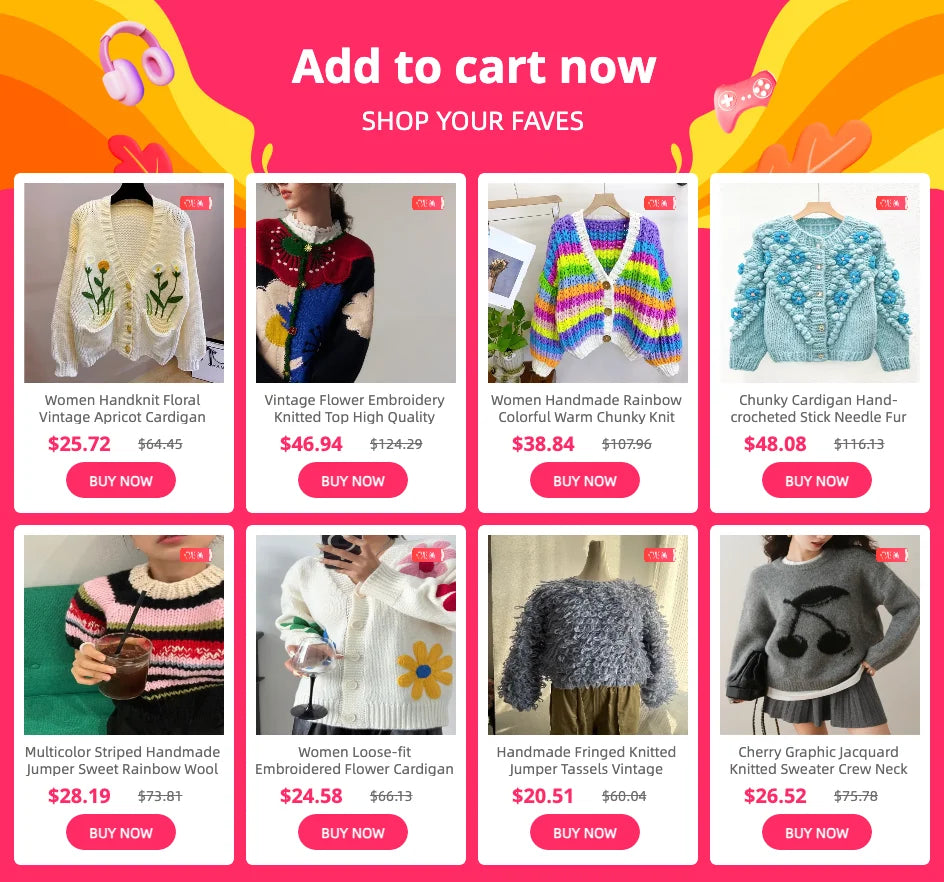 Vintage Flower Embroidery Knitted Top High Quality Women Fashion Cardigan Fashion Trends Autumn/Winter New in Chic Sweater Coat