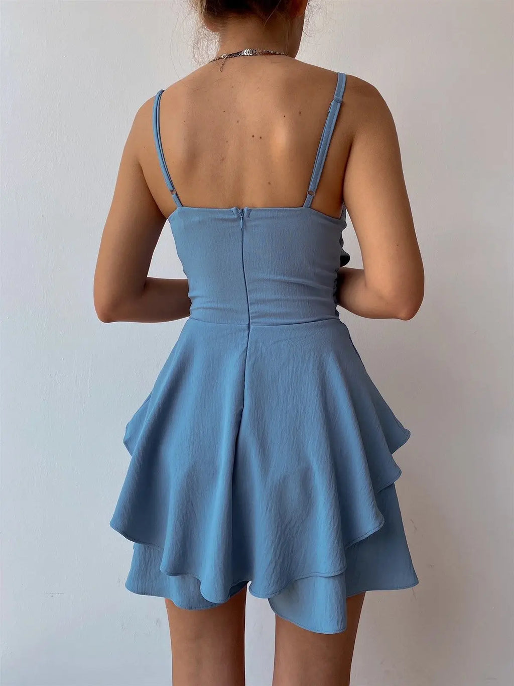 2026 Slim Suspender Strap Sexy Jumpsuits Y2k Ruffles Rompers Summer Casual Threaded Slip Playsuits Female Elegant Skirt Pants