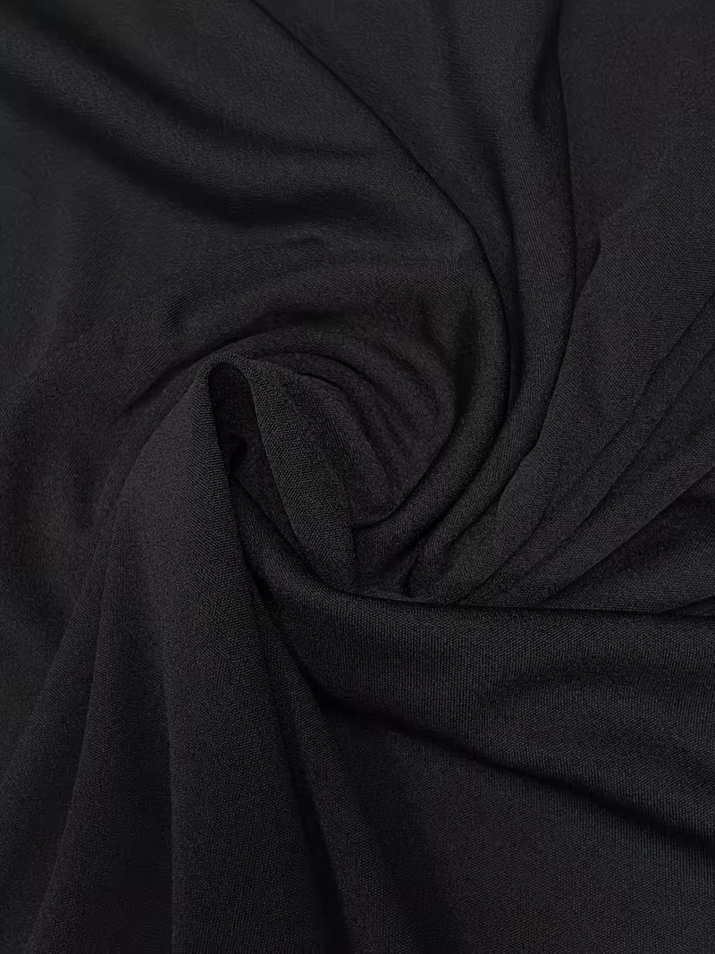 Women Black Long Sleeve Bodysuit Square Neck Autumn Skinny Basic Tops Solid Color Casual Office Layering Jumpsuit