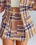 2026 Spring/Summer New Women's Clothing Style Slimming Short Skirt Two Piece Suit Set New in Matching Sets