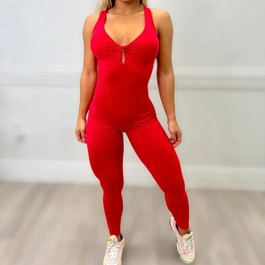 Sexy Seamless Bodysuit Leopard Sportswear Woman Gym Jumpsuits Sport Leggings Women Clothing Yoga Clothes Female Fitness Overalls