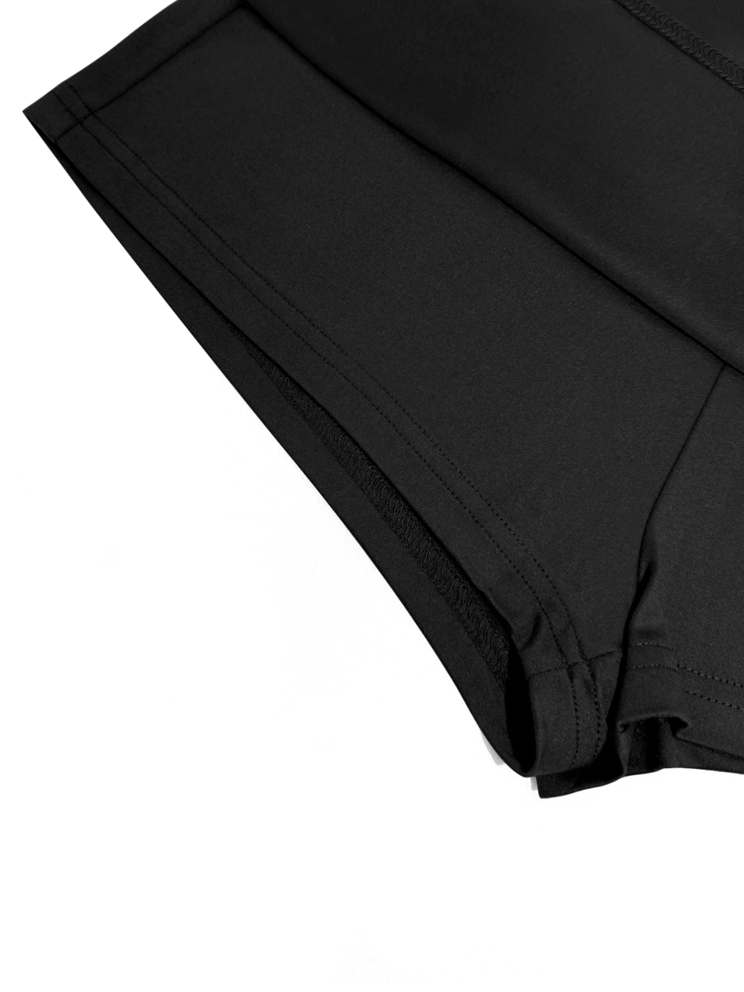 European Style Solid Color Skort With Built-In Shorts High Waist Slim Fit Y2K Bodycon Mini Skirt Casual Daily Streetwear