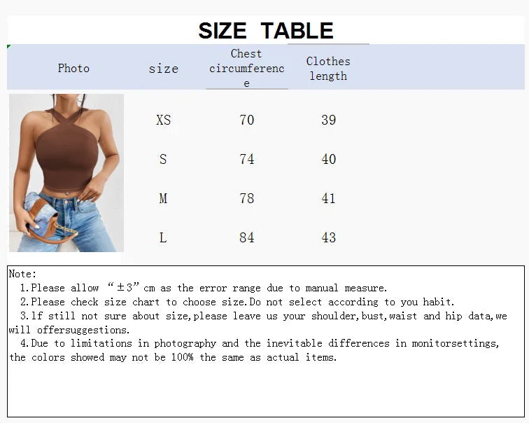 A new summer sexy halter top, a solid color slimming short halter top