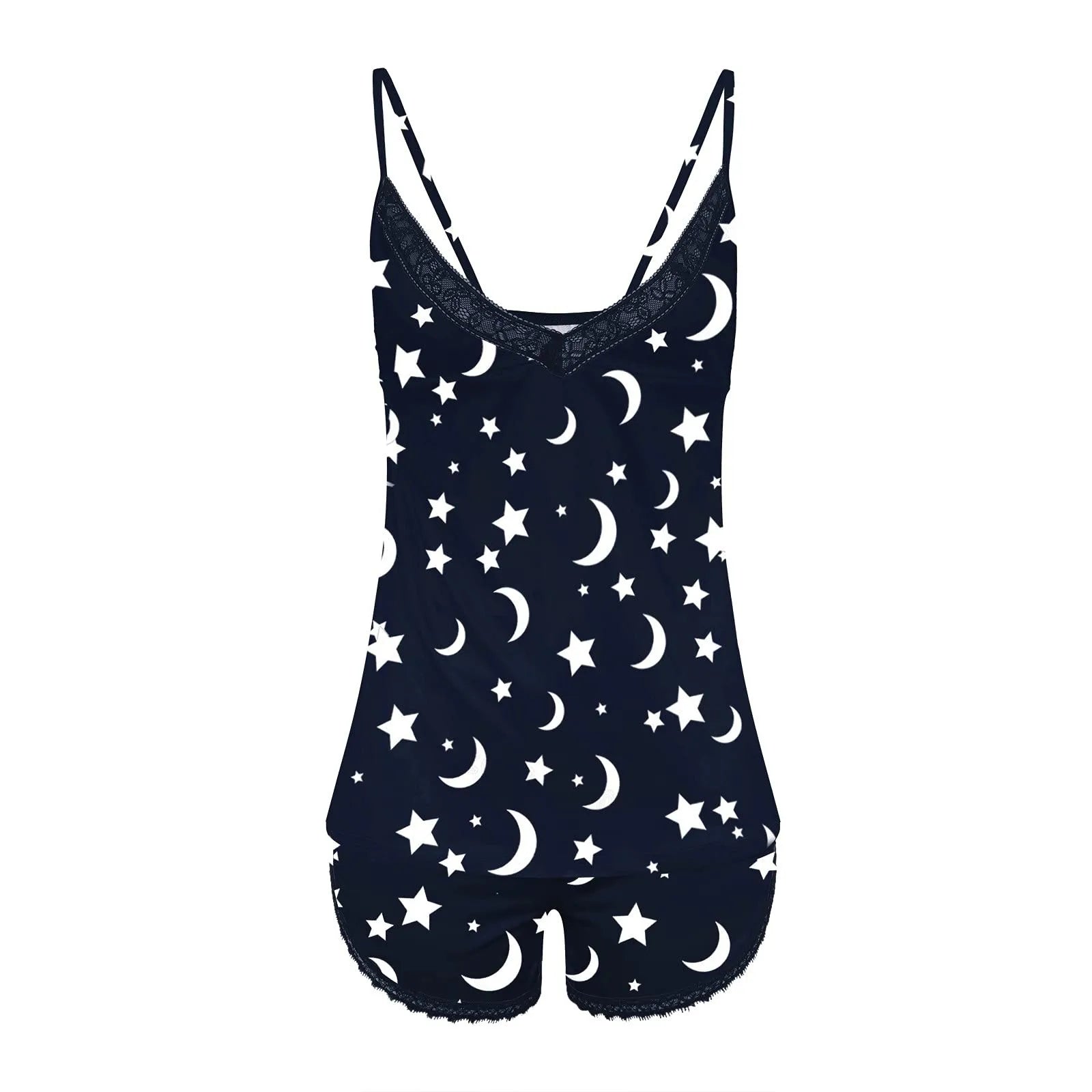 Women Sexy Lace Corset Lingerie Sleepwear Sleeveless Soft V-Neck Suspenders Pajamas Available In Multiple Colors