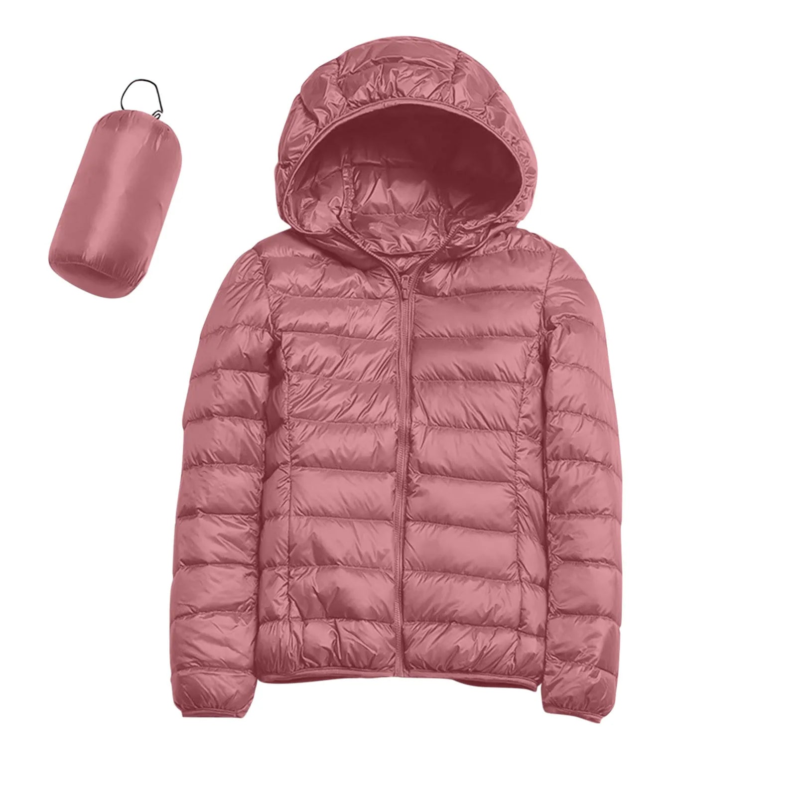 Down Jacket Women Coat Autumn Winter Jackets For Girls Warm Quilted Parka Ladies And Light Female Ultralight Hooded Plus Size