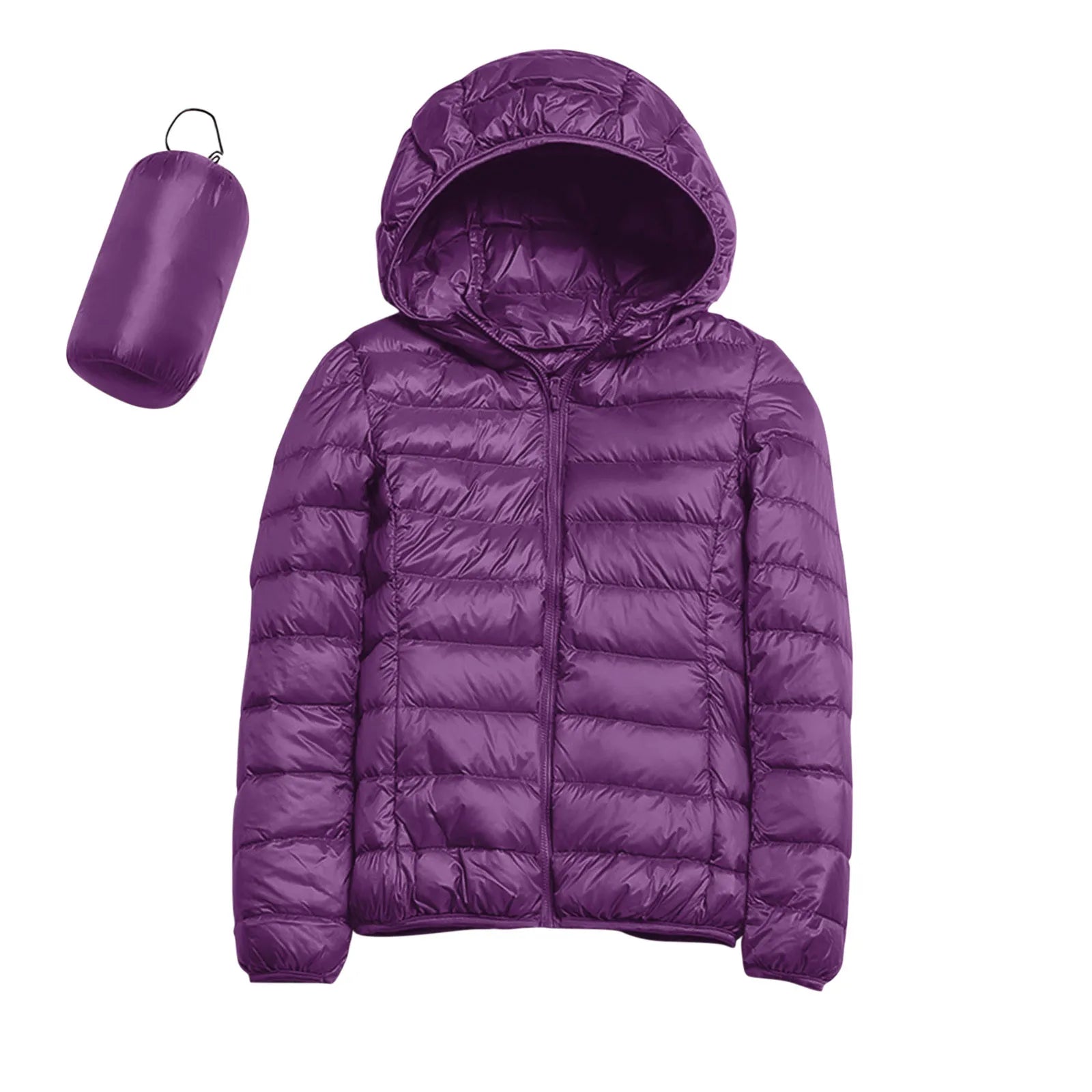 Down Jacket Women Coat Autumn Winter Jackets For Girls Warm Quilted Parka Ladies And Light Female Ultralight Hooded Plus Size